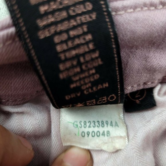 JEN7 by 7 FOR ALL MANKIND High Waist Pink Skinny Jeans Size 2 EUC - Picture 9 of 10